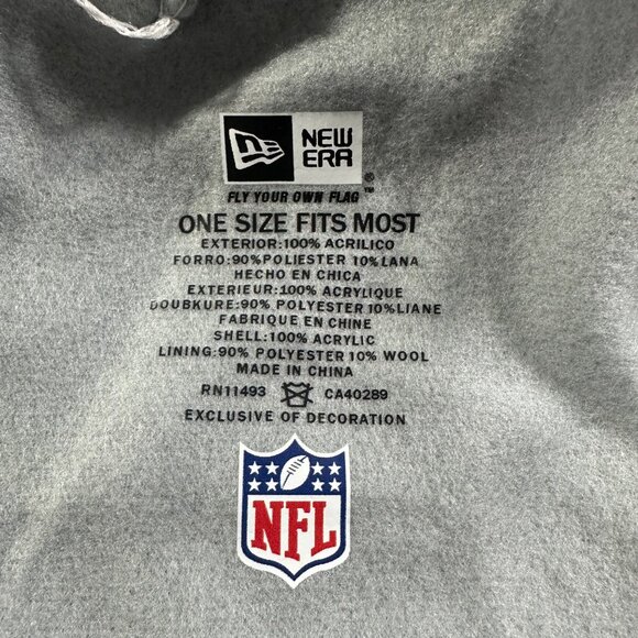 Detroit Lions New Era NFL Pom Knit Hat One Size Fits Most Football Athleisure - Picture 3 of 7